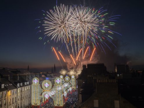 Edinburgh firework display image